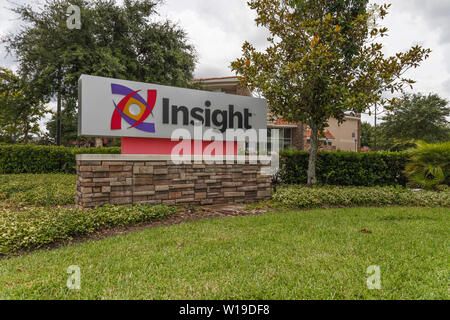 Insight Credit Union Schaufensterfront in Lady Lake Florida USA Stockfoto