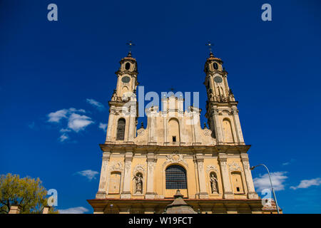 Alte chirch in Vilnius. UNESCO-Welterbe. Litauen, Vilnius, Mai, 2019. Stockfoto