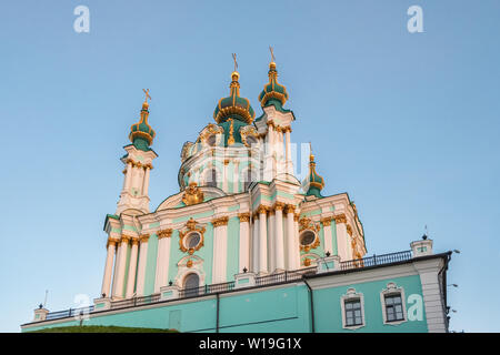 St. Andreaskirche in Kiew, Ukraine Stockfoto