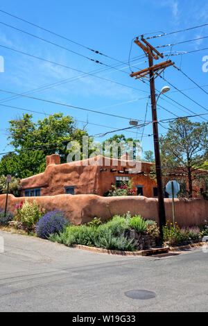 Adbe Haus in Santa Fe New Mexico USA Stockfoto