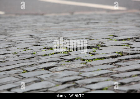 Allgemeine Ansichten eines Ziegelstein Pfad auf Chichester, West Sussex, UK. Stockfoto