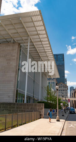 Art Institute in Chicago - CHICAGO, USA - Juni 12, 2019 Stockfoto