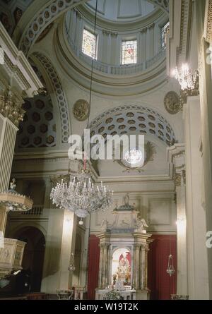 CAPILLA DE SAN FERMIN - Interieur. Lage: Iglesia de San Lorenzo. Pamplona. Spanien. Stockfoto