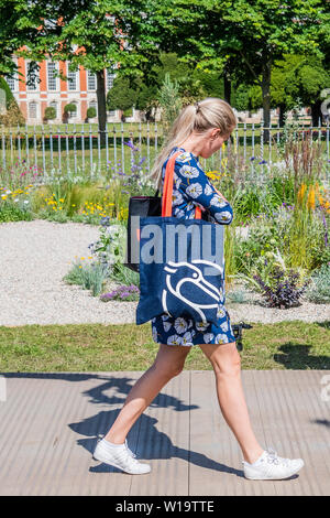 London, Großbritannien. 01. Juli, 2019. Die Hampton Court Garden Festival, 2019. Credit: Guy Bell/Alamy leben Nachrichten Stockfoto