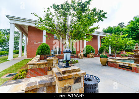 FRANKLIN SPRINGS, GA, USA - Mai 3: Shaw-Leslie Bibliothek am 3. Mai 2019 am Emmanuel College in Franklin Springs, Georgia. Stockfoto