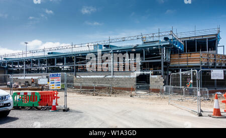 Aldi Stores in Chelmsford im Bau. Stockfoto