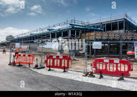 Aldi Stores in Chelmsford im Bau. Stockfoto