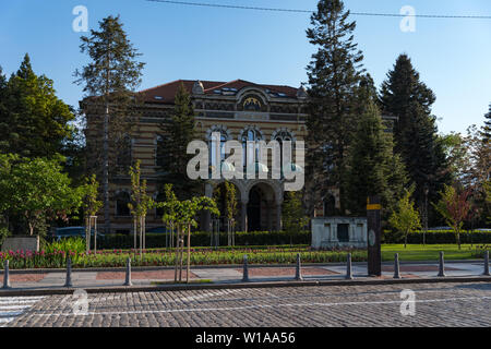 Sofia, Bulgarien - 3. Mai 2019: Heiligen Synods der Orthodoxen Kirche Bulgariens in Sofia Stockfoto