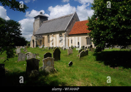 Die Kirche von St. Peter, im Great Livermere, Suffolk, England Stockfoto