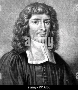 ISAAC BARROW (1630-1677) Englischer Mathematiker und Theologe Stockfoto