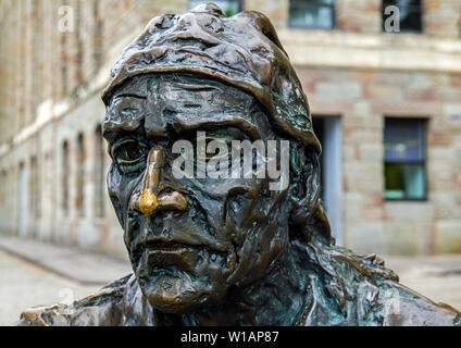 Statue von John Cabot, Italienischer Entdecker, der die Küste von Nordamerika im 15. Jahrhundert unter der Schirmherrschaft von König Heinrich V. 11. erforscht. Stockfoto