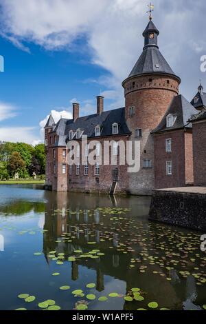 Wasserburg Anholt, Isselburg, Münsterland, Nordrhein-Westfalen, Deutschland Stockfoto