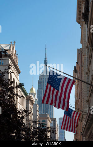 New York City, USA - 8. Juni 2010: Das Empire State Building in Manhattan, New York City. Stockfoto