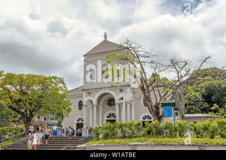 Römisch-katholische Kathedrale der Unbefleckten Empfängnis in Victoria, Mahe Island, Seychellen Stockfoto