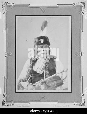 Big Head-Na - Su-Na - Tunka. Sans Arc Sioux, 1872 Stockfoto