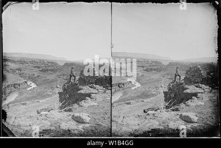 Blackwater Canon in der Nähe von Zuni Pueblo, New Mexico 1873 Stockfoto