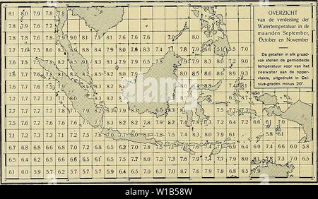 Archiv Bild ab Seite 319 von De zeeën van Nederlandsch Oost-Indië. De zeeën van Nederlandsch Oost-Indië. dezeenvanneder 00 koni Jahr: 1922 Stockfoto