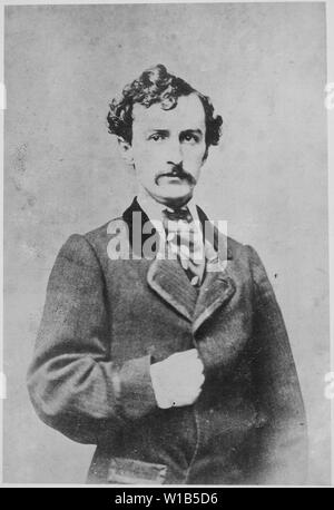 Booth, John Wilkes, halbe Länge, stehend Stockfoto