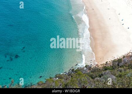 Strand in der Nähe von Nelson Bay Stockfoto