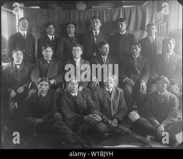 Carlisle Indian School Fußballmannschaft Stockfoto