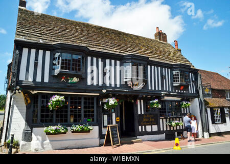 Die historische Star Inn Hotel, Eastbourne, East Sussex, Großbritannien Stockfoto