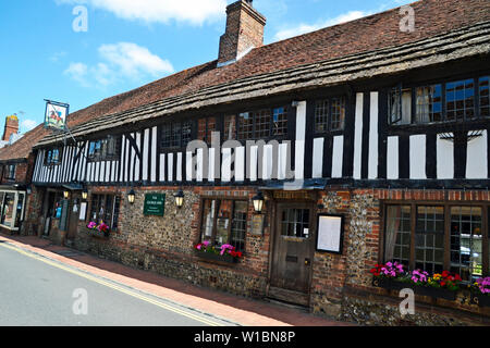 Das George Inn, Touristenort, East Sussex, UK Stockfoto