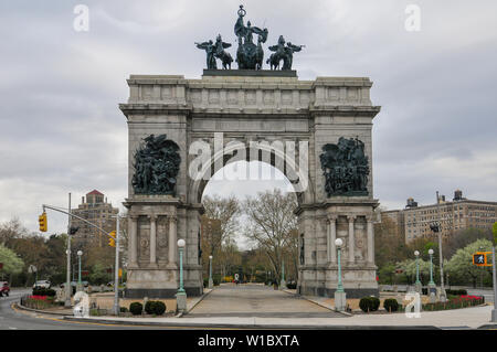 Soldaten und Matrosen Arch im Grand Army Plaza von Prospect Park in Brooklyn, New York. Stockfoto