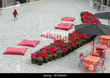 Neue Einkaufszentrum in der Kornkammer Square, London, UK Stockfoto