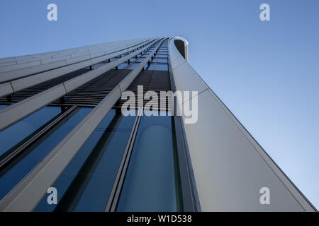 20 Fenchurch Street, bekannt als Walkie-Talkie, ist eine kommerzielle Wolkenkratzer in London in der historischen Stadt London Financial District Stockfoto