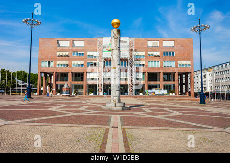 DORTMUND, Deutschland - Juli 04, 2018: Rathaus im Zentrum der Stadt Dortmund in Deutschland Stockfoto