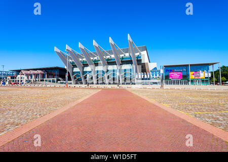 BREMEN, Deutschland - Juli 06, 2018: OVB Arena oder Stadthalle Bremen ist die größte Veranstaltungshalle in Bremen, Deutschland Stockfoto
