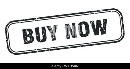 Jetzt Stempel kaufen. Jetzt square grunge Zeichen kaufen. Jetzt kaufen Stock Vektor