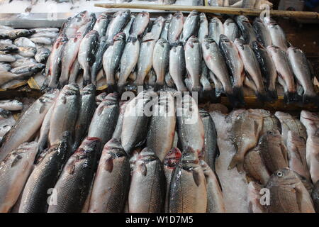Zentrale kommunale Athen Markt Stockfoto