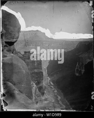 GRAND CANYON DES COLORADO, der Mund von PARIA CREEK, NACH OSTEN VON PLATEAU Stockfoto