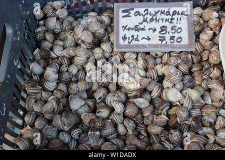 Zentrale kommunale Athen Markt Stockfoto