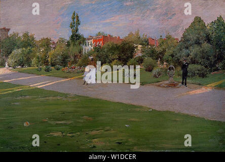 William Merritt Chase - Prospect Park in Brooklyn 1 1887 Stockfoto