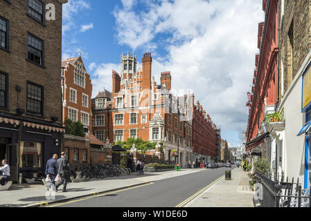 Chiltern Street View Blick nach Norden. London Stockfoto