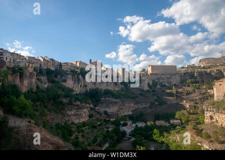 Wunderschöner Blick auf die Stadt Cuenca, Spanien Stockfoto