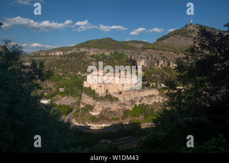 Wunderschöner Blick auf die Stadt Cuenca, Spanien Stockfoto