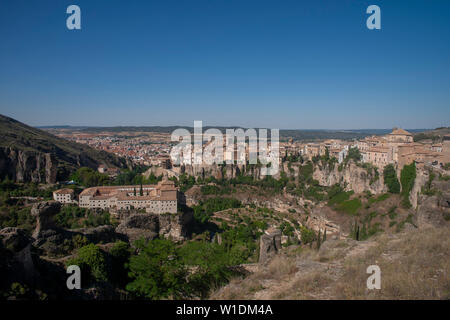 Wunderschöner Blick auf die Stadt Cuenca, Spanien Stockfoto