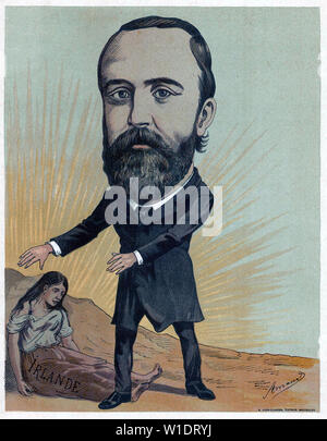 CHARLES STEWART PARNELL (1846-1891) Irische nationalistischer Politiker Stockfoto