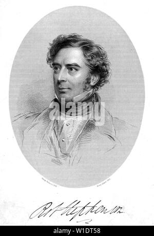 ROBERT STEPHENSON (1803-1859) Englischer Eisenbahningenieur Stockfoto