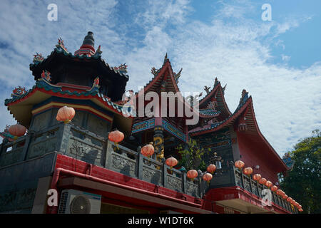 Die schöne Tua Pek Kong chinesische Tempel in Bintulu, Borneo, Malaysia. Stockfoto