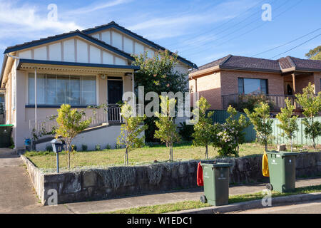 Freistehendes Haus in Sydney die Sydney Vorort von Gladesville, New South Wales, Australien Stockfoto