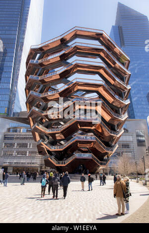Das Schiff (Hudson Yards Treppe), Hudson Yards Public Square, New York City, New York, Vereinigte Staaten von Amerika, Nordamerika Stockfoto