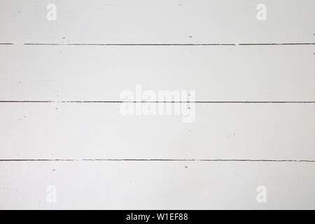 Weiß Holzdielen. Alte Diele Textur Hintergrund weiß lackiert Stockfoto