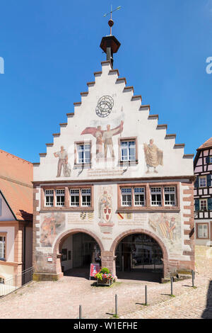 Rathaus, Marktplatz, Schiltach, Schwarzwald, Kinzigtal, Baden-Württemberg, Deutschland, Europa Stockfoto