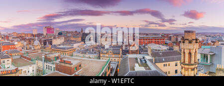 Panoramablick von Glasgow, Schottland, Großbritannien, Europa Stockfoto