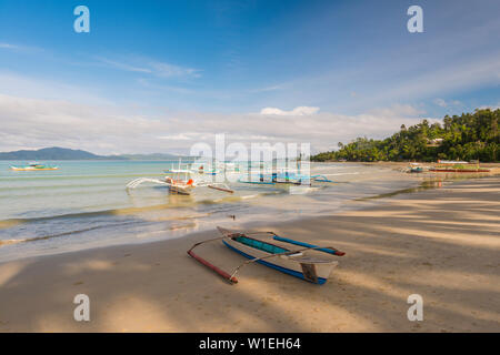 Port Barton, Palawan, Philippinen Mimaropa, Südostasien, Asien Stockfoto