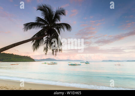 Port Barton, Palawan, Philippinen Mimaropa, Südostasien, Asien Stockfoto